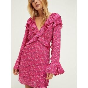 Free People Sweetest Thing Floral Mini Dress